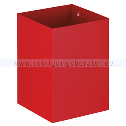 Papierkorb 21 L rot