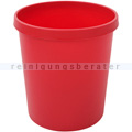 Papierkorb Helit 18 L rot