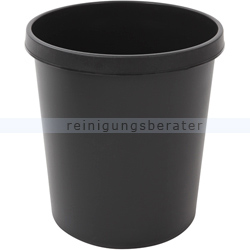 Papierkorb Helit 18 L schwarz