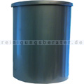 Papierkorb Metall 15 L aluminium