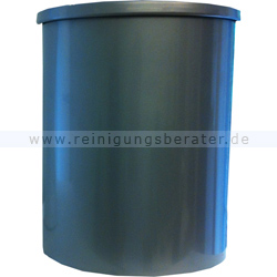 Papierkorb Metall 15 L aluminium