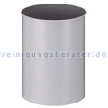 Papierkorb Metall 30 L aluminium