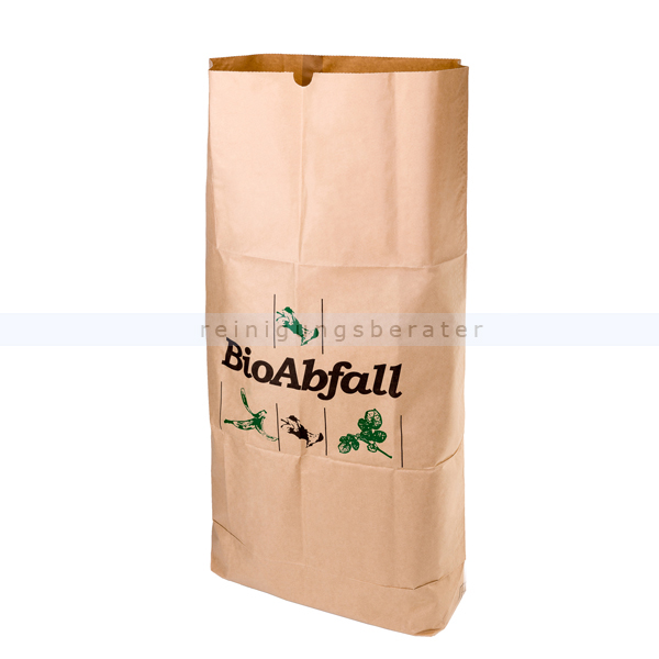 BIOMAT® Abfallsack aus Kraftpapier 110 L kompostierbar Müllsack 3 St./Bündel 