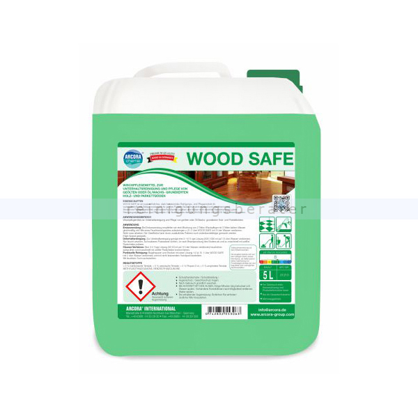 Parkettreiniger Arcora Wood Safe 5 L
