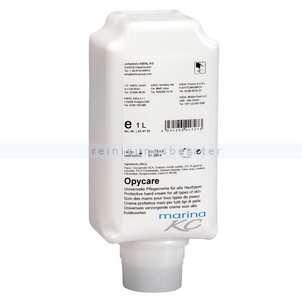 Pflegelotion Kiehl Opycare 1 L
