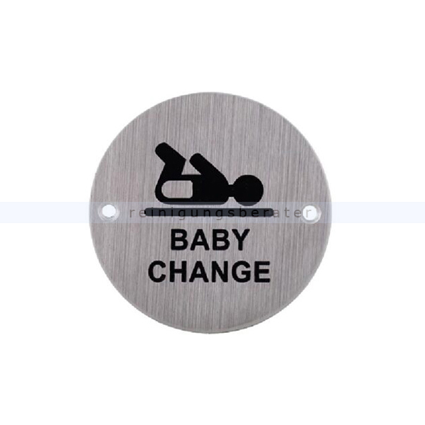 Piktogramm Simex für Baby-Wickelräume Edelstahl