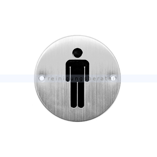 Piktogramm Simex für Männer-Toiletten Edelstahl