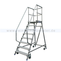Podestleiter Krause 1x7 Stufen, inkl. Handläufe