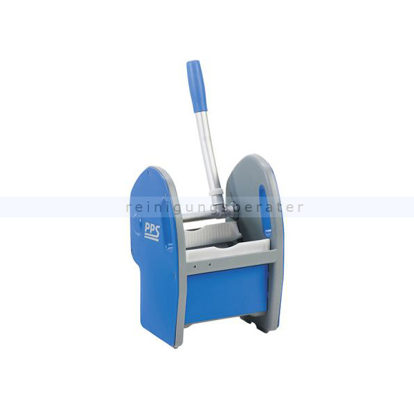 Presse für Reinigungswagen Pfennig Vertikalpresse blau
