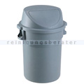 Push-Deckeleimer Orgavente MAXIPUSH aus Kunststoff grau 80 L