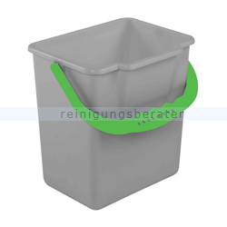 Putzeimer für Reinigungswagen Bayersan 6 L grau grün