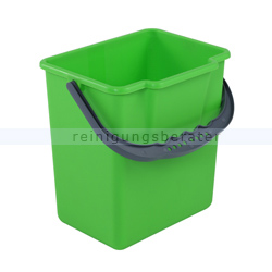 Putzeimer für Reinigungswagen Eimer 6 L, grün