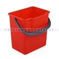 Putzeimer für Reinigungswagen Eimer 6 L, rot