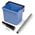 Zusatzbild Putzeimer für Reinigungswagen Numatic 5 L Eimer blau