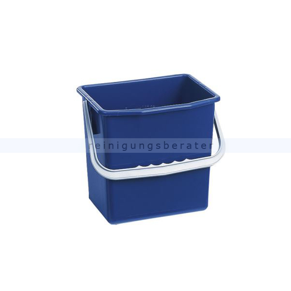 Putzeimer für Reinigungswagen Pfennig Eimer 6 L blau