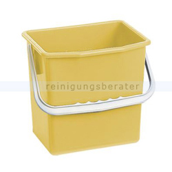 Putzeimer für Reinigungswagen Pfennig Eimer 6 L gelb