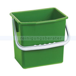 Putzeimer für Reinigungswagen Pfennig Eimer 6 L grün
