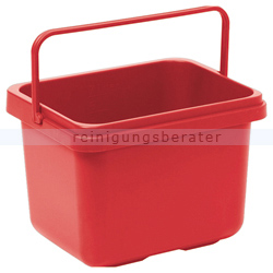 Putzeimer für Reinigungswagen TASKI Eimer 7 Liter rot