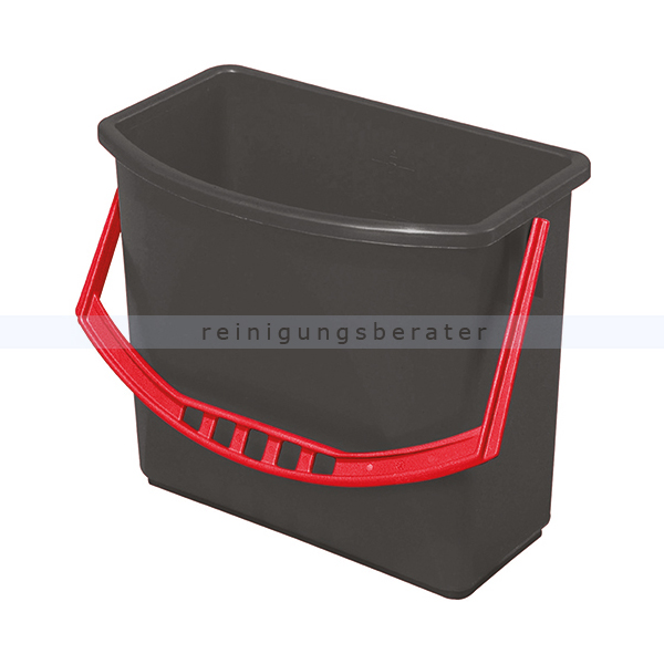Putzeimer für Reinigungswagen Vermop 6 L rot