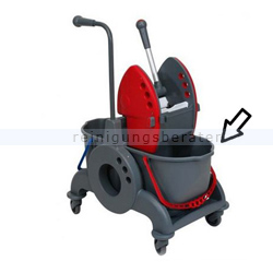 Putzeimer Meiko Eimer 15 L für 4T HighSelect car grau/rot