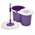 Zusatzbild Putzeimer Mop-Set mit Spin Mop Schleuder, lila oder grün