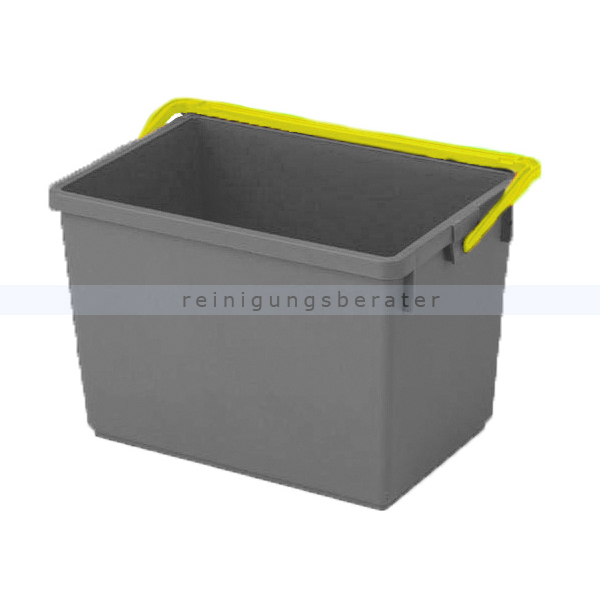 Putzeimer Numatic 10-Liter, grau mit Henkel gelb