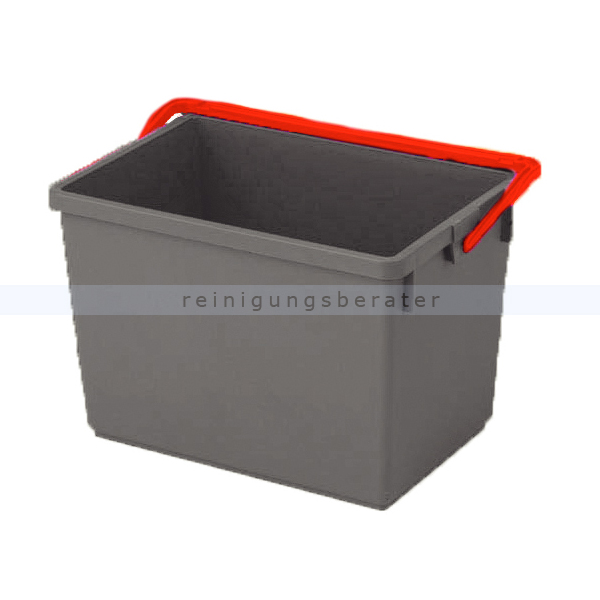 Putzeimer Numatic 10-Liter, grau mit Henkel rot