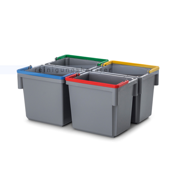 Putzeimer Numatic 5-Liter schwenkbar, grau mit Henkel gelb