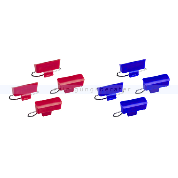 Putzeimer TTS Eroy Farbclips rot blau