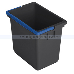 Putzeimer Vermop Kunststoff grau mit blauem Griff 6 L