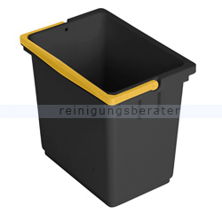 Putzeimer Vermop Kunststoff grau mit gelbem Griff 6 L