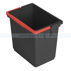 Putzeimer Vermop Kunststoff grau mit rotem Griff 6 L