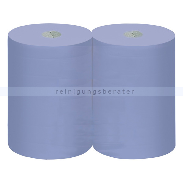 Putztuchrolle 3-lagig 2 x 180 m blau