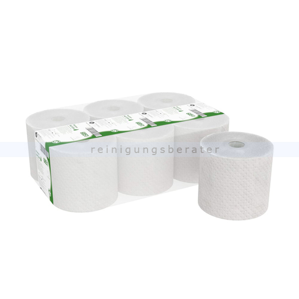 Putztuchrolle Kimberly Clark HOSTESS NATURA Natur weiß