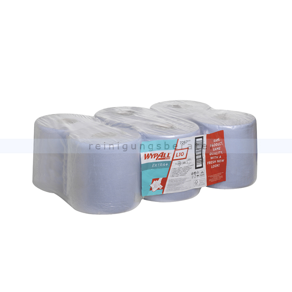Putztuchrolle Kimberly Clark WYPALL L20 Zentralentnahme blau