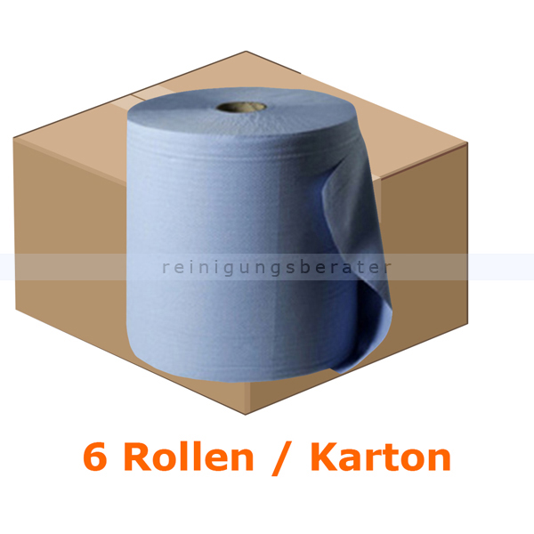 Putztuchrolle Nordvlies WIPEX WORK M 1-lagig 180 m blau