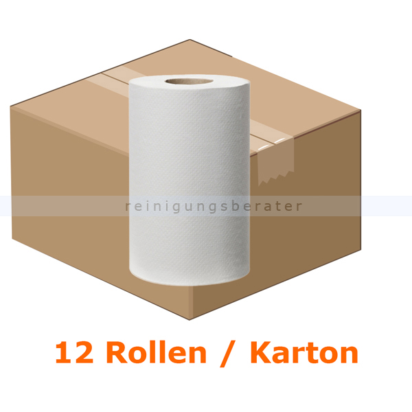 Putztuchrolle Tork Reflex Mini Mehrzweck 1-lagig 120 m weiß