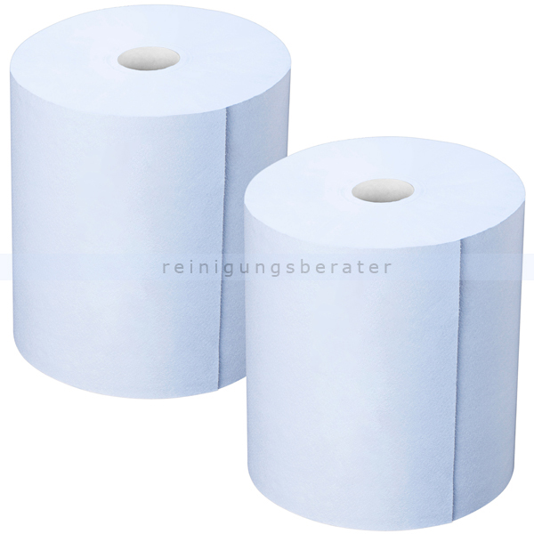 Putztuchrolle Wepa Satino Comfort 3-lagig 350 m blau