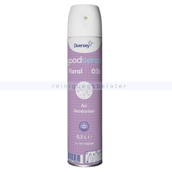 Raumspray Diversey Good Sense Floral O3b 300 ml