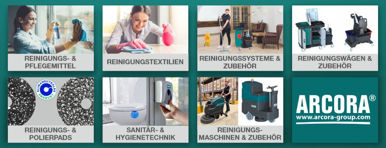 Arcora Professional Line - bei www.reinigungsberater.de
