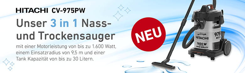 Hitachi CV 975 Nass- und Trockensauger bei www.reinigungsberater.de