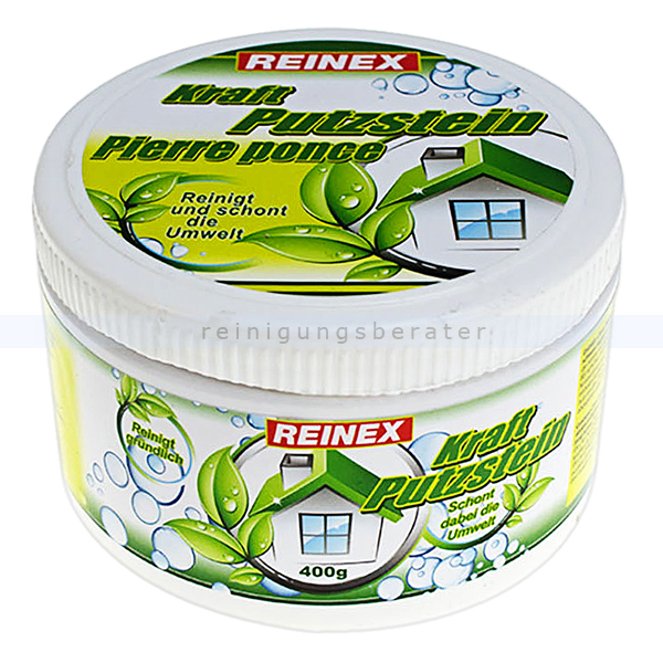 Reinigungsstein Reinex Kraft Putzstein Dose mit Schwamm 400g