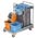 Zusatzbild Reinigungswagen AquaSplast Gerätewagen I-4
