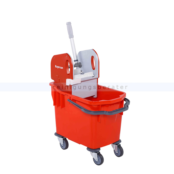 Reinigungswagen Bayersan Bucket 25 L rot