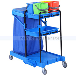 Reinigungswagen Bayersan Honisa blau