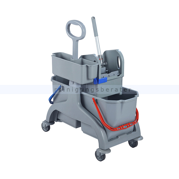 Reinigungswagen Bayersan Profi PE Kunststoff 2x25 L