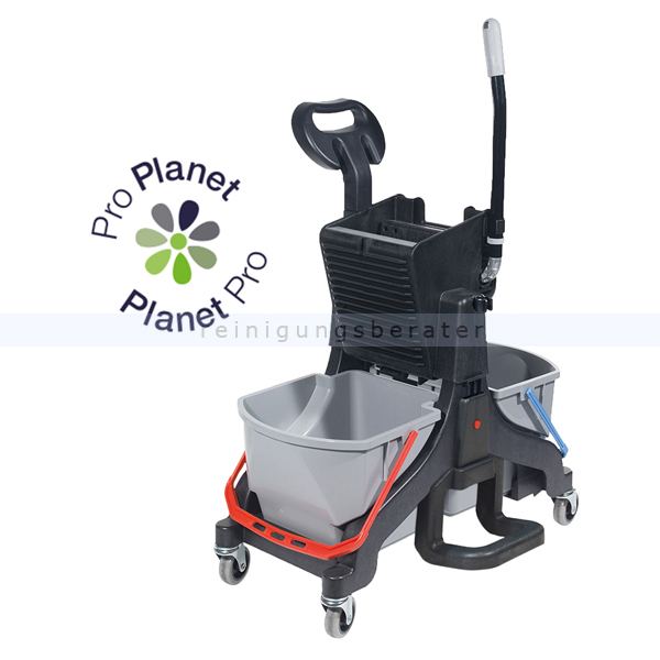 Reinigungswagen Numatic MidMop Black 2x16 L im SET