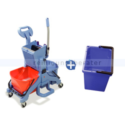 Reinigungswagen Numatic MidMop Comfort mit Eimer 5 L blau