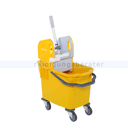 Reinigungswagen ReinigungsBerater Bucket 25 L gelb