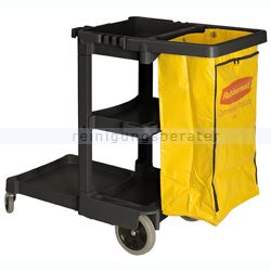 Reinigungswagen Rubbermaid schwarz